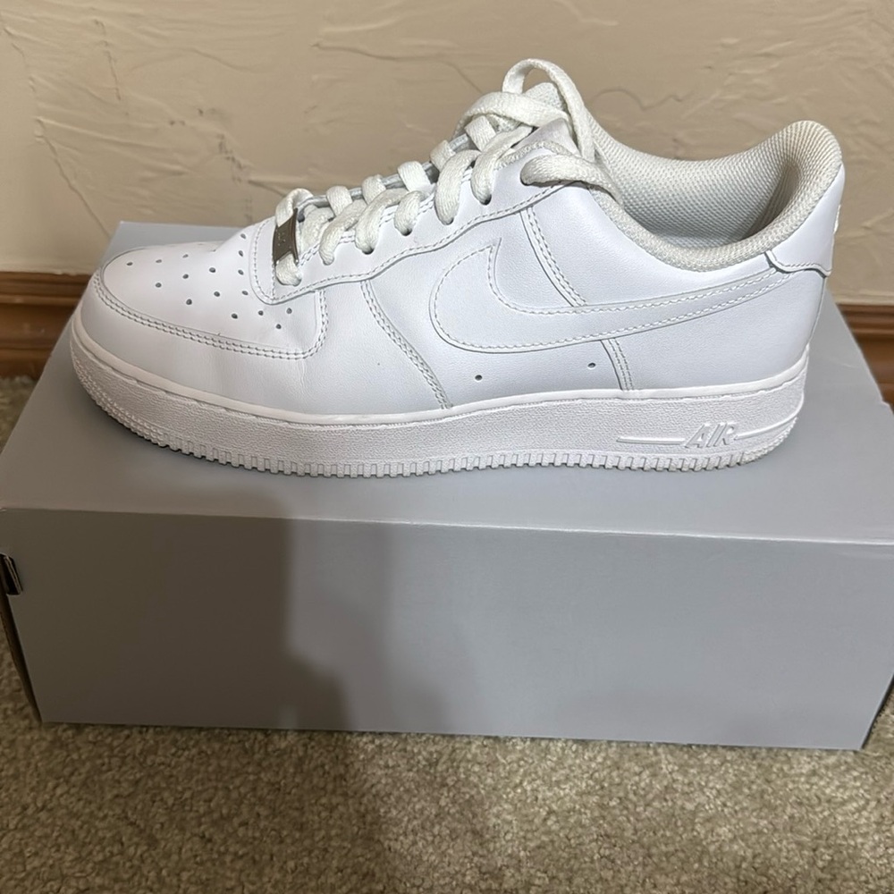 Nike Air Force 1 White Sneakers Women’s Size 8.5